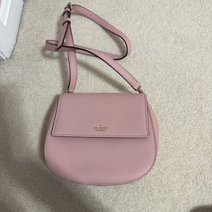 Kate Spade CAMERON STREET BYRDIE PINK LEATHER CROSS-BODY BAG IN LIGHT PINK